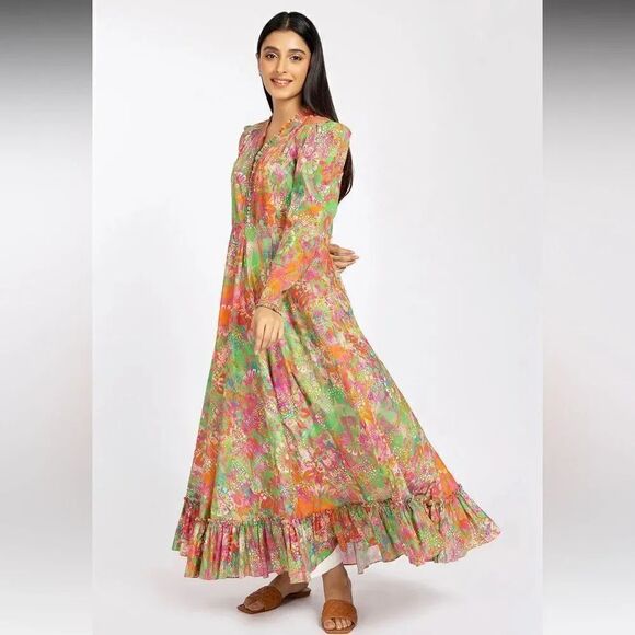 KAYSERIA PAKISTANI AUTHENTIC DESIGNER DRESS - Picture 2 of 12